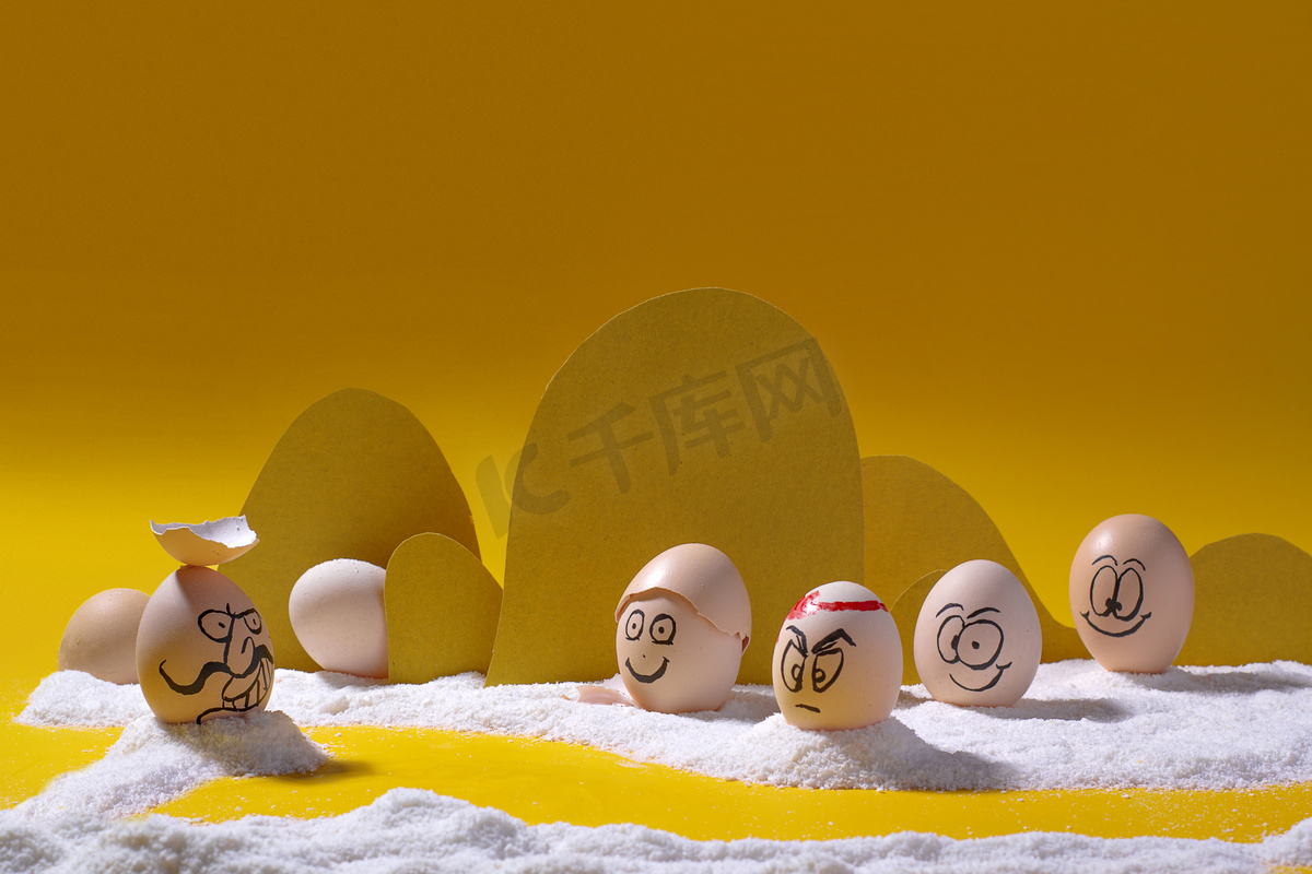 美食棚拍土鸡蛋营养创意摄影图配图图片
