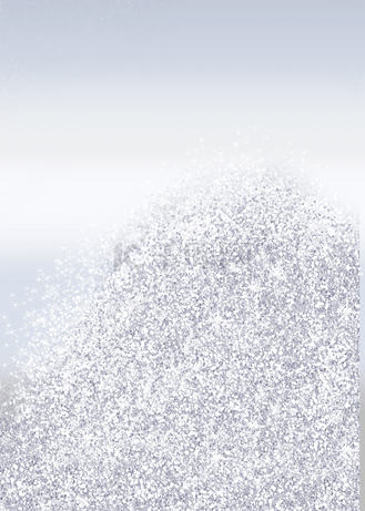 白色渐变半铺闪粉闪光