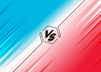 vs对抗背景企业vip免费下载免抠背景卡通黄绿风格vs背景企业vip免费下