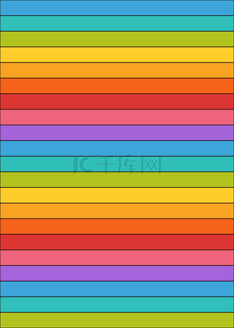 彩色长条形状交替彩虹背景