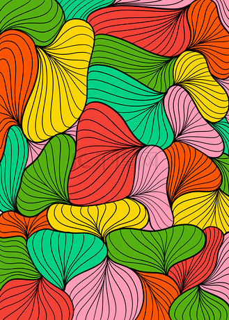 艺术线条抽象图案背景