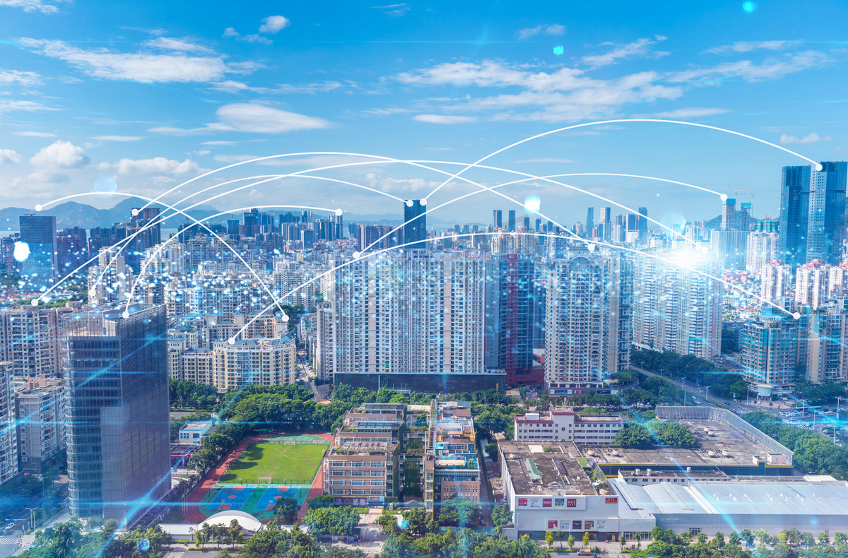 科技互联智慧城市科技城市图片