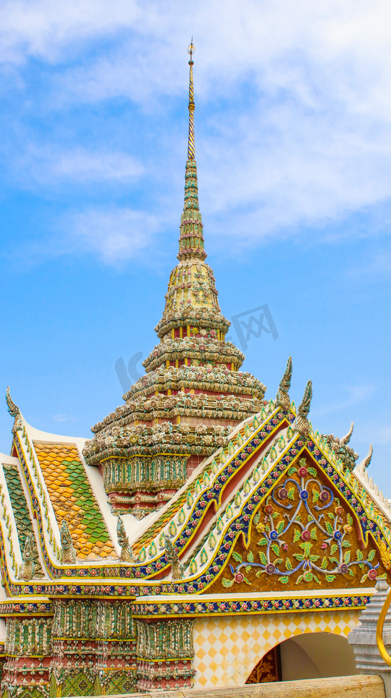 景点泰国曼谷大皇宫白天泰国大皇宫大皇宫旅游摄影图配图图片
