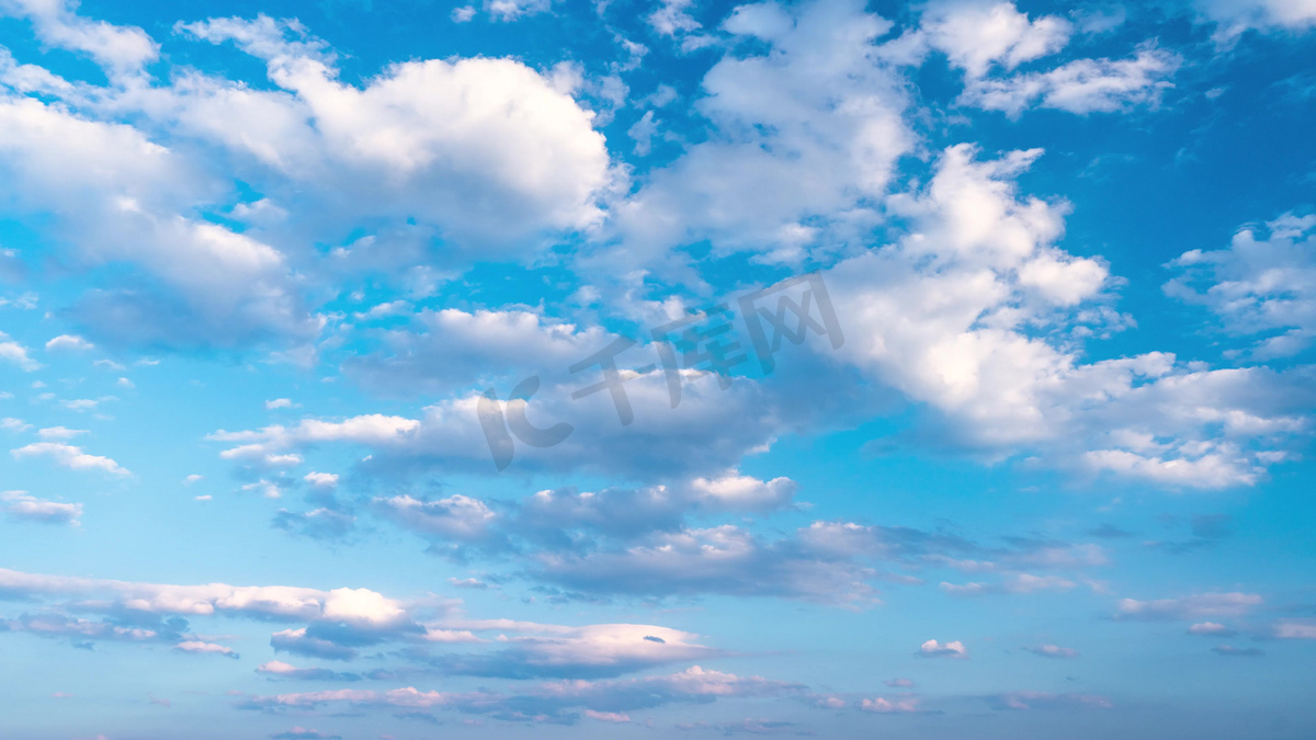 天空夏日白云云海风光图片