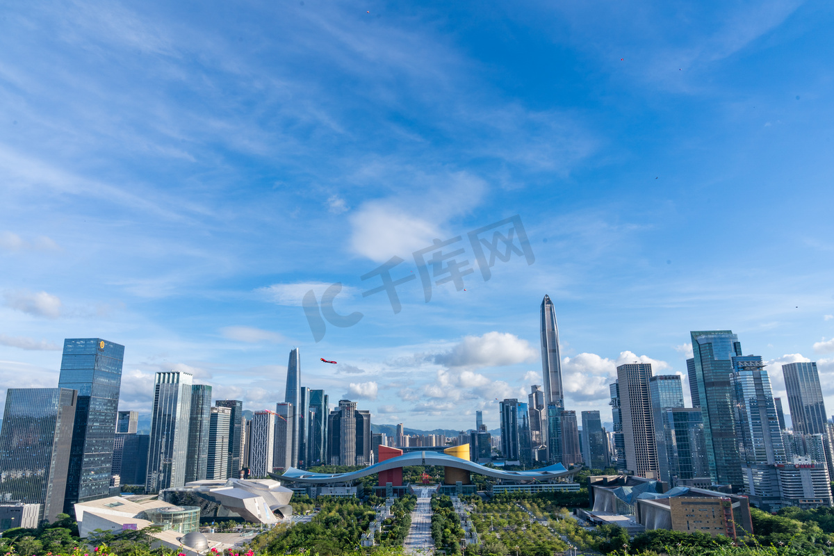 深圳建筑城市现代化建筑摄影图配图图片
