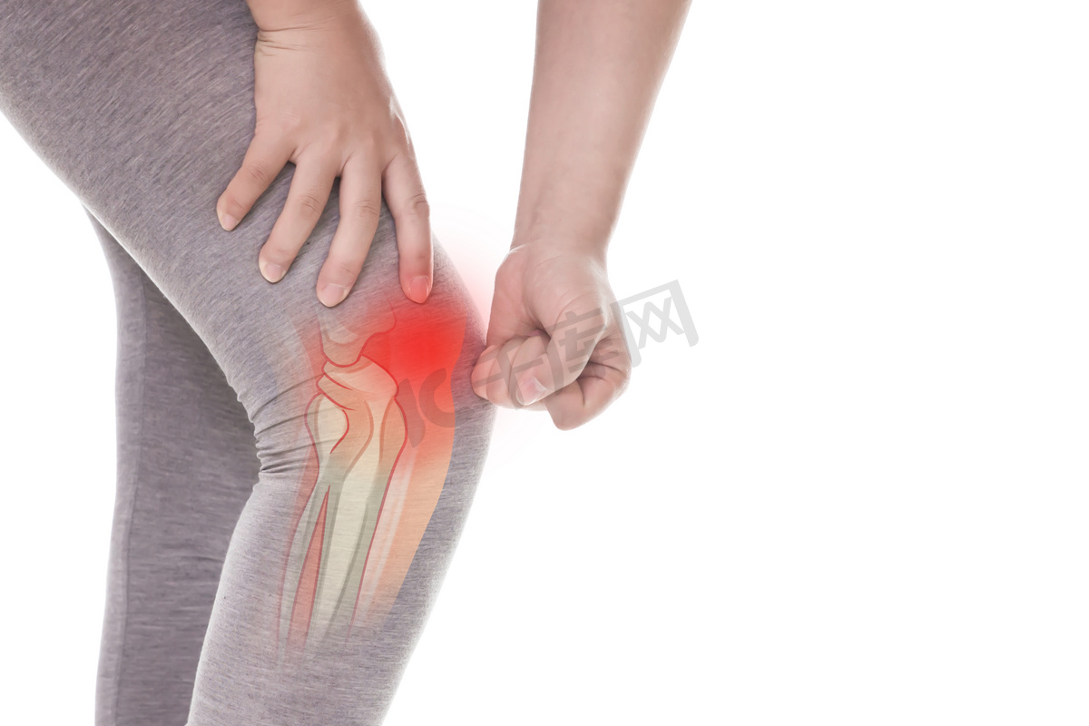 膝盖疼痛风湿女性受伤摄影图配图图片