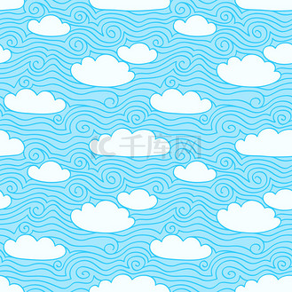 圆形云海漩涡云云朵