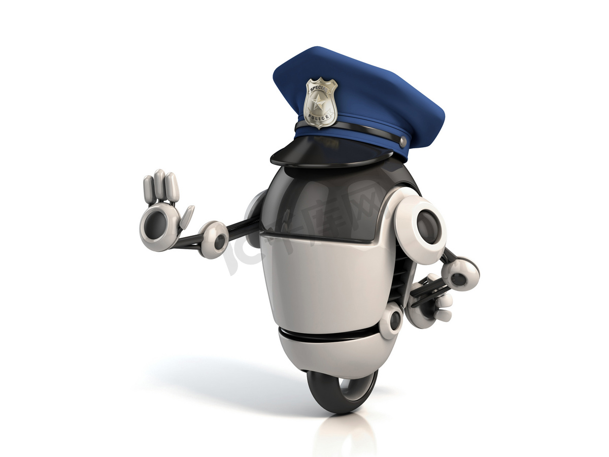 机器人警察图片