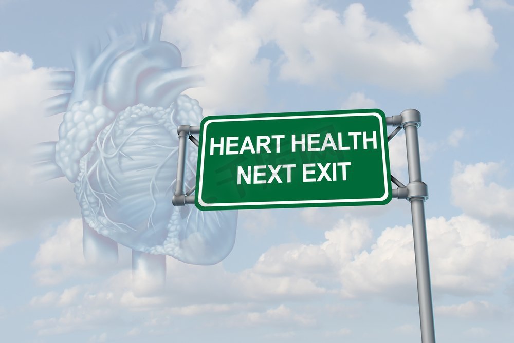 人体心脏保健和身体解剖作为健康的心血管系统或冠状动脉医疗保健与3D插图元素。图片