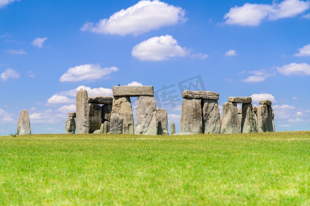英国巨石阵景观英国，联合国教科文组织世界遗产。图片