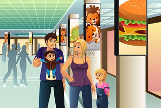 卡通客户矢量图图片_卡通客户矢量图素材-卡通客户矢量图图片大全-千