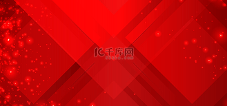 光效科技三角图片素材_科技几何方形层次光点光效方块抽象红色背景