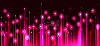 霓虹粉色闪亮光效向上光点荧光创意艺术粉色背景