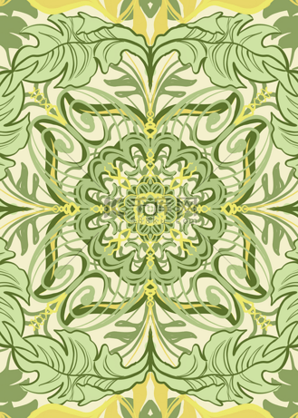 复古风藤曼图案花纹背景