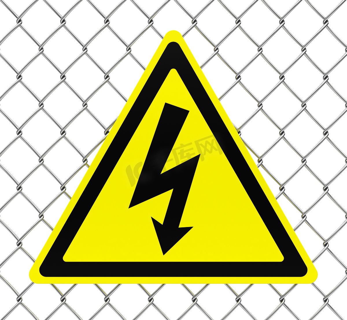 高电压危险警示标志图片