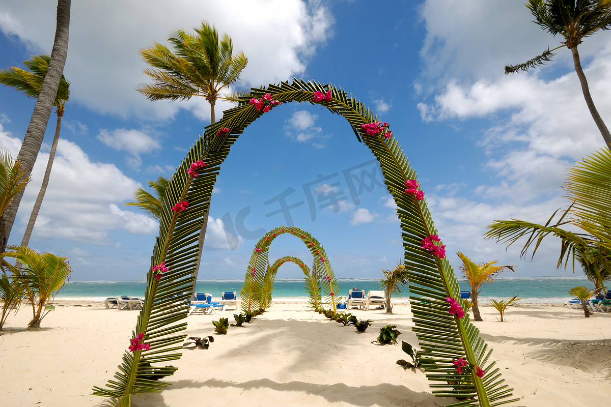 婚礼海滩图片