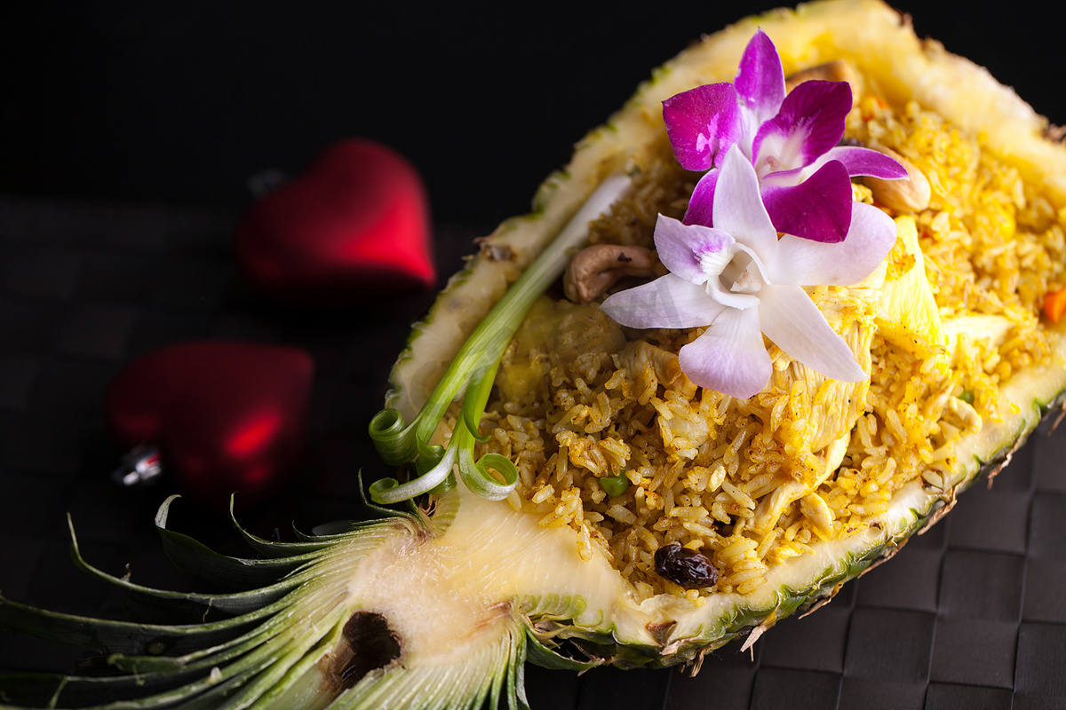 泰式菠萝炒饭图片