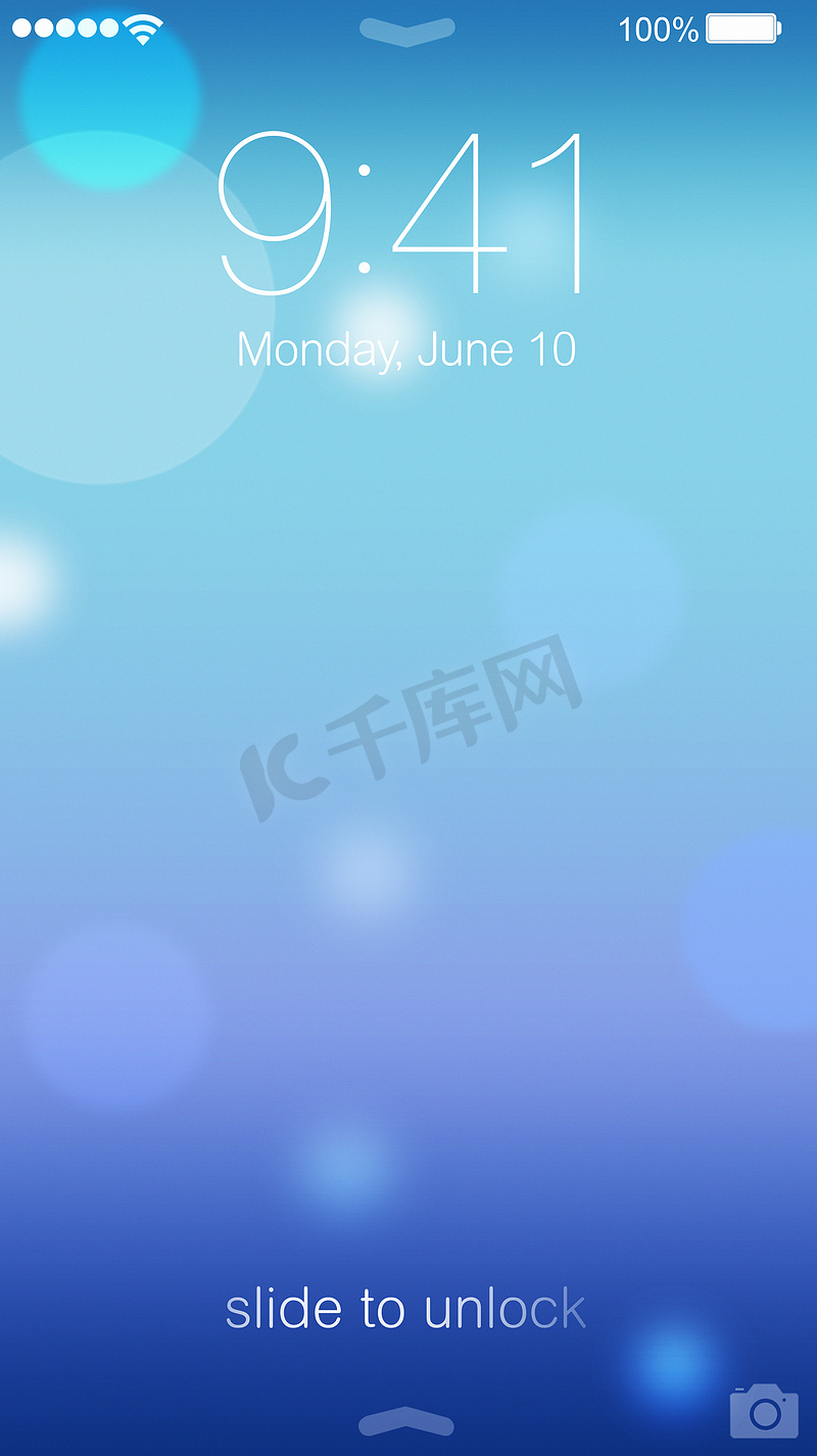 IOS 7 锁屏图片