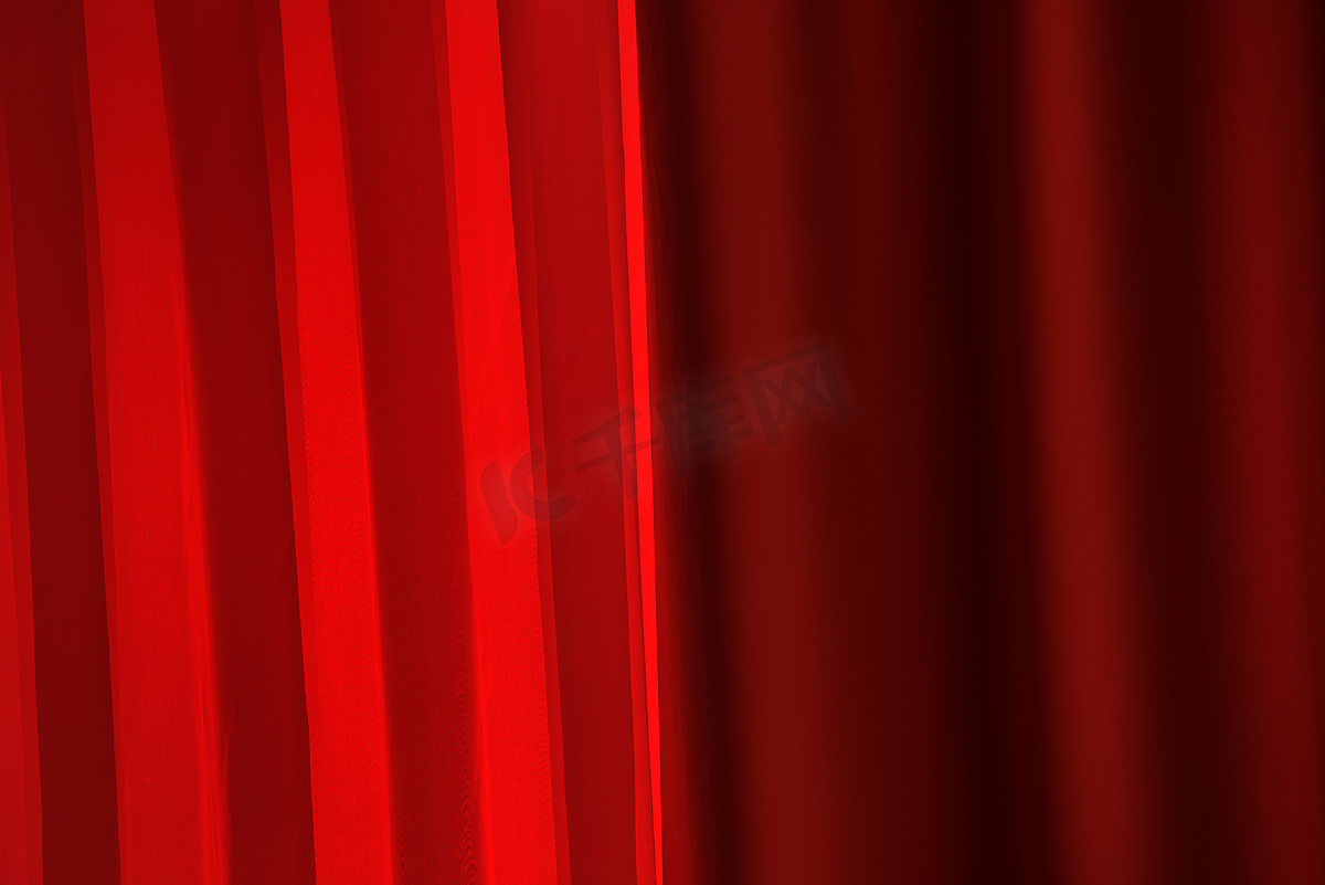 颁奖典礼背景的红色窗帘图片