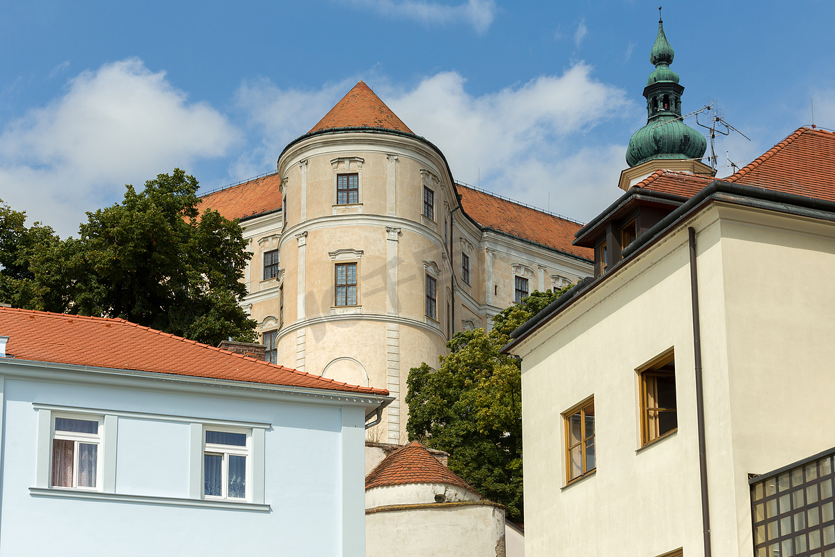 捷克共和国米库洛夫市的城堡图片