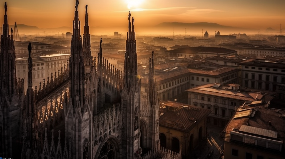 米兰大教堂是意大利著名旅游景点图片