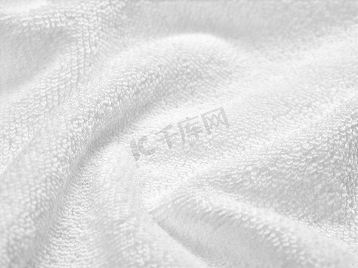 毛巾棉浴室白色水疗布纺织品图片