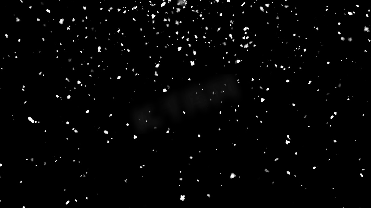 太空中飘落的大气雪，计算机生成的抽象背景，3D 渲染图片