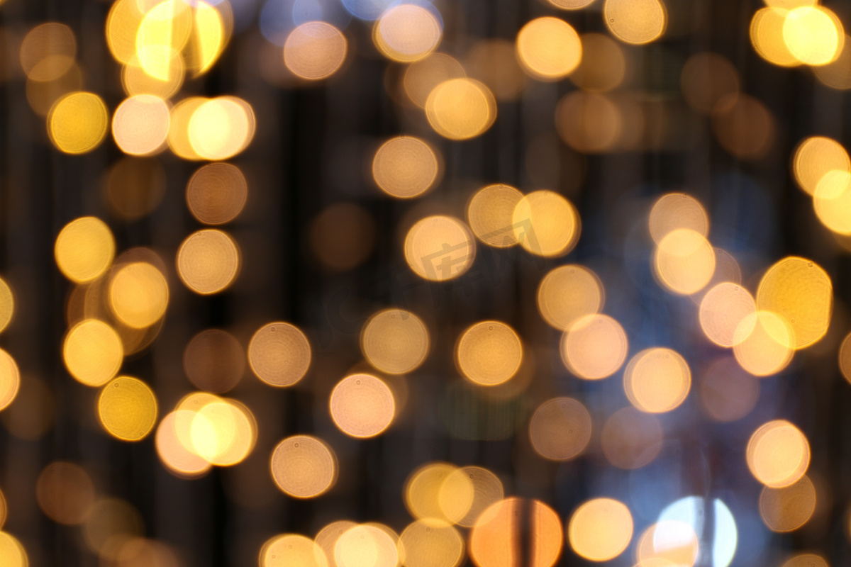 散景背景金黄色色彩缤纷的圣诞快乐，新年快乐散景照明在夜间背景上闪耀，散景闪光，金色豪华背景纹理，闪闪发光的壁纸图片
