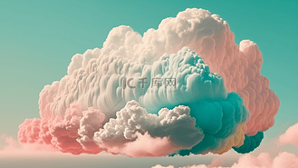 彩色云背景图片_彩色云背景素材-彩色云背景图片大全-千库网