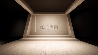 1 3d 空室内舞台背景的优质照片