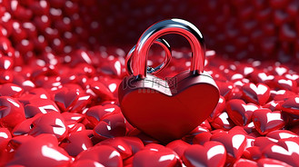 红心锁图片_红心锁素材-红心锁图片大全-千库网
