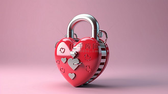 红心锁图片_红心锁素材-红心锁图片大全-千库网