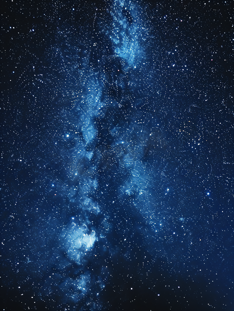 星空银河背景素材图片