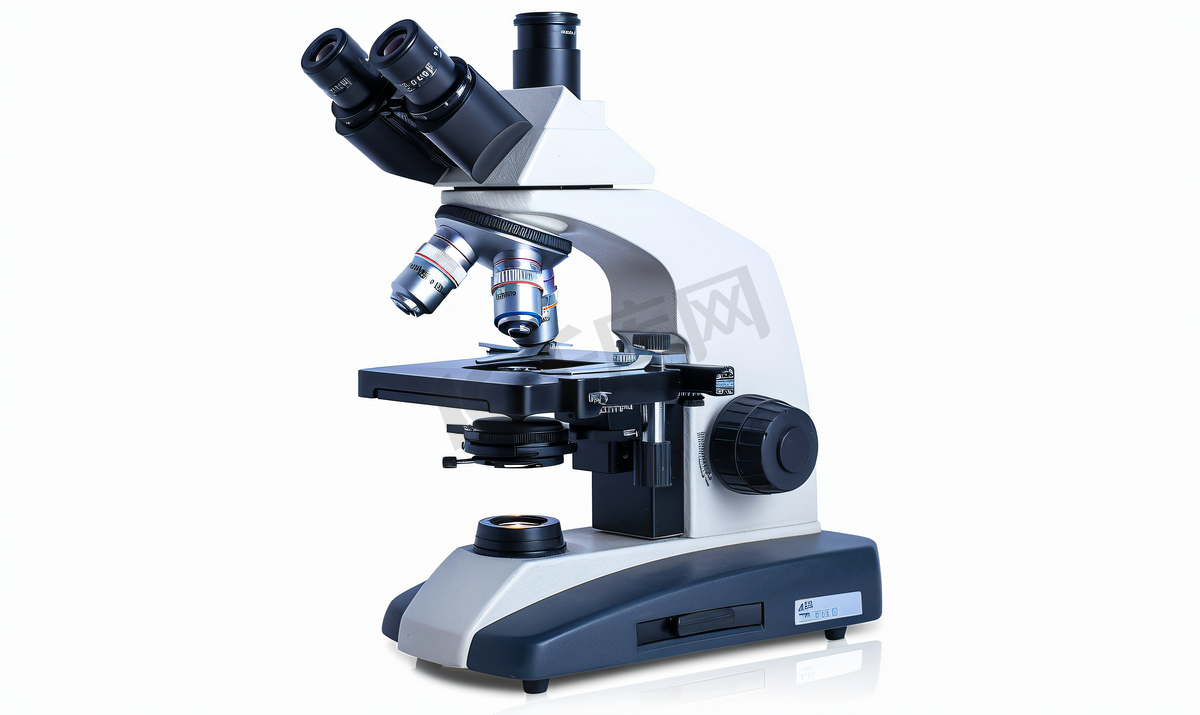 科学家使用显微镜图片