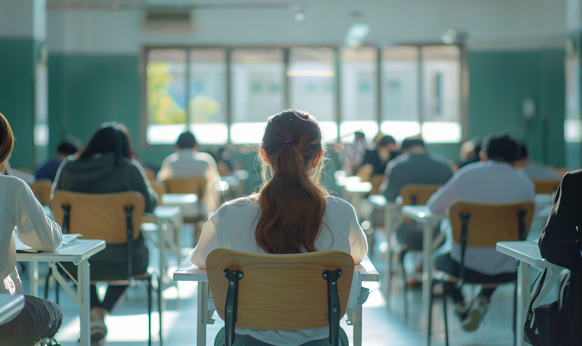 青年大学生考试考研图片