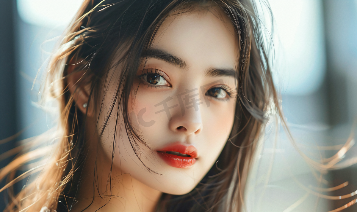 亚洲人漂亮时尚的年轻女人图片