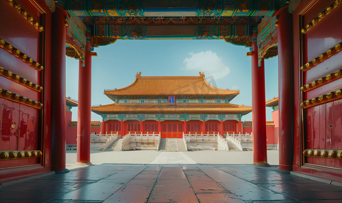 北京故宫国庆节图片