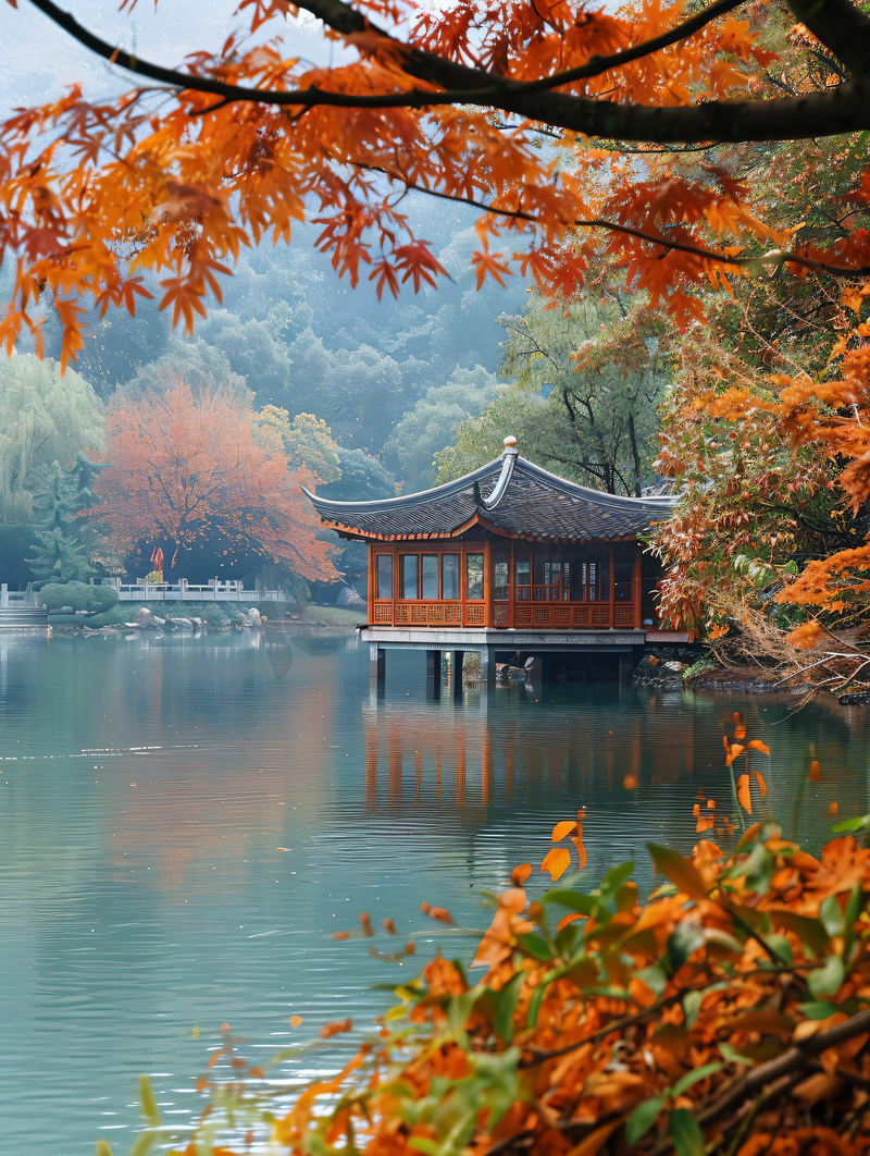 长沙橘子洲头风景图片