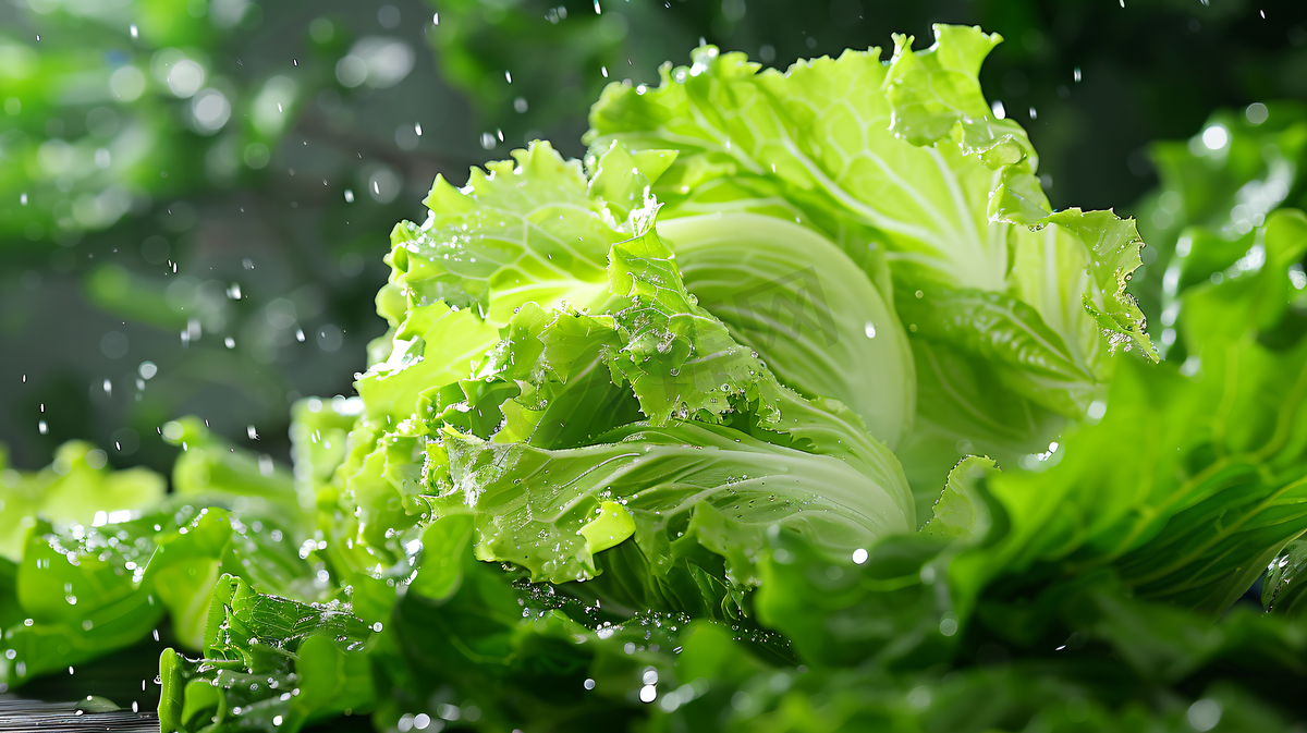 新鲜绿色蔬菜生菜摄影7图片