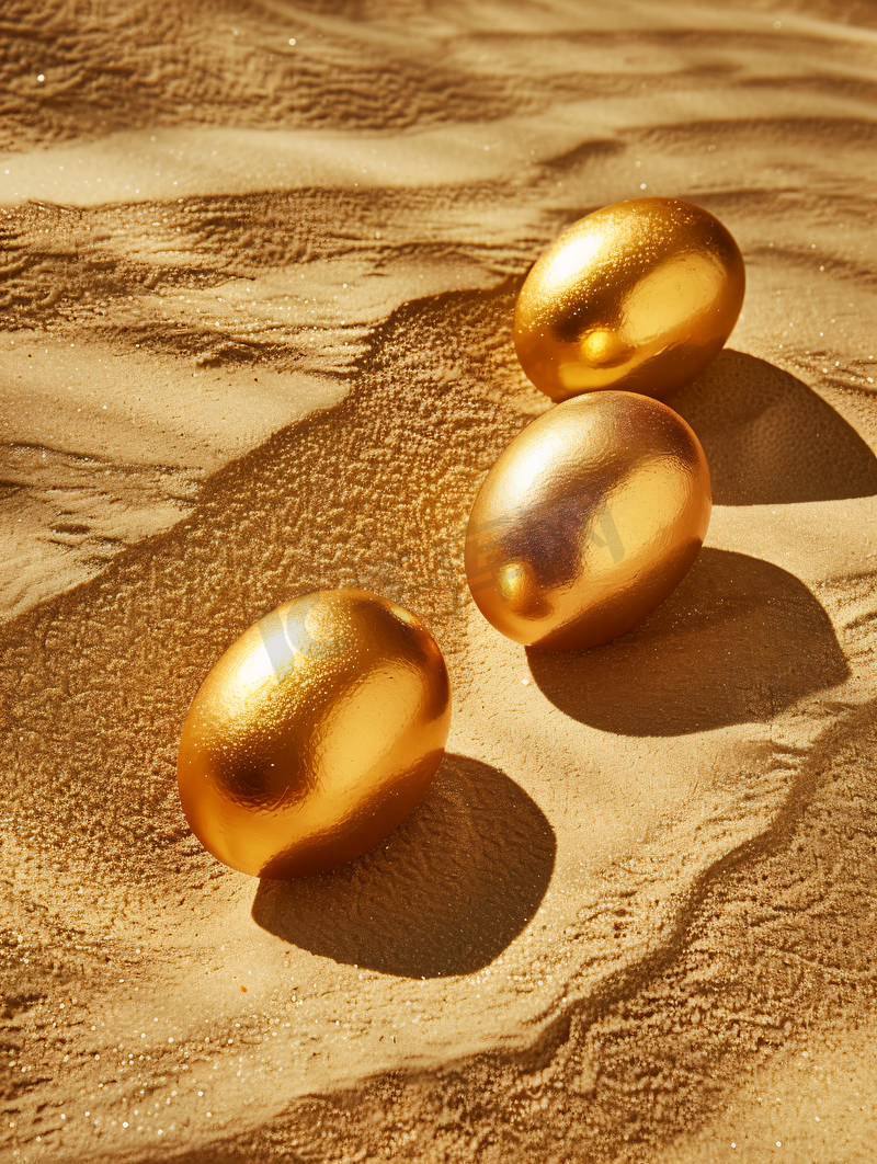 金沙上的三个金蛋图片