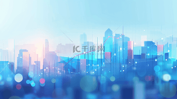 金融数据分析图科技数据动态图表背景素材