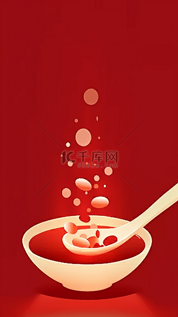腊八节传统节日传统美食腊八粥背景素材