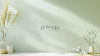 简约唯美清新梦幻高级感家居背景