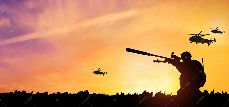 现代战争特种兵狙击手背景图片免费下载_海报