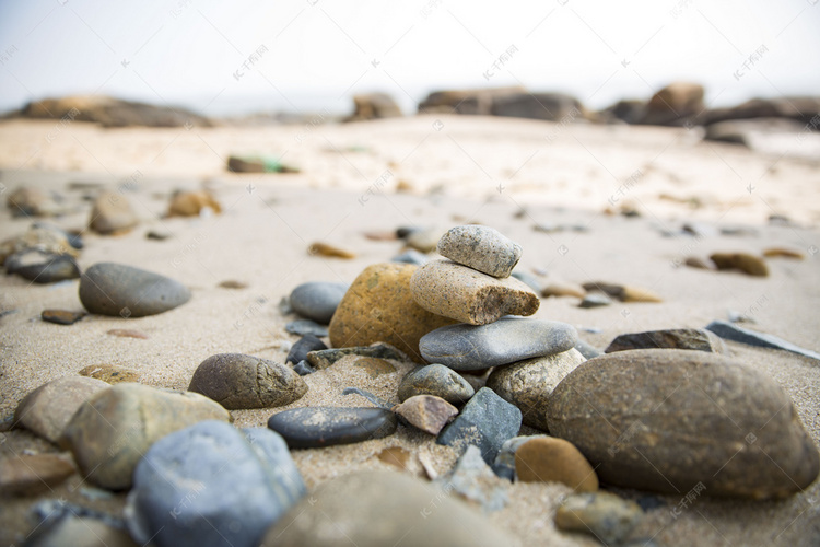 海边沙滩摄影图