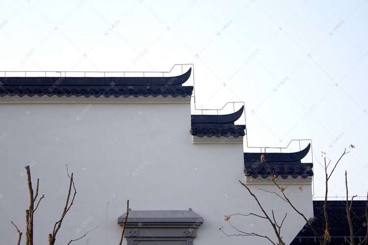 中式传统建筑屋檐摄影图