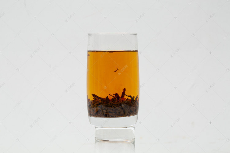产品商图白色纯色背景之野生红茶