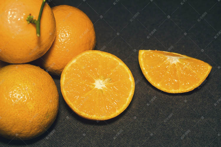 香甜新鲜橙子水果摄影图