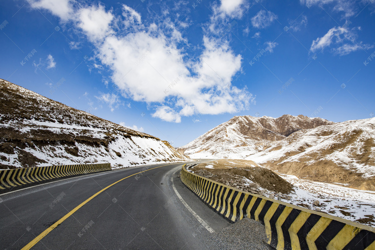 景区雪和山摄影图