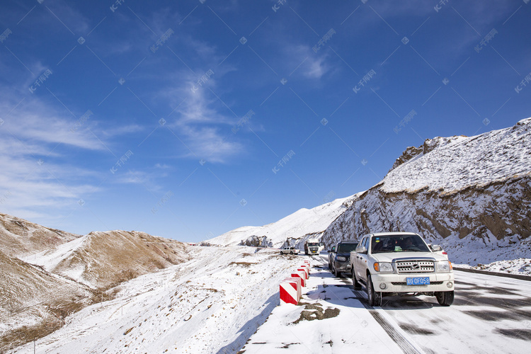 景区雪和山摄影图